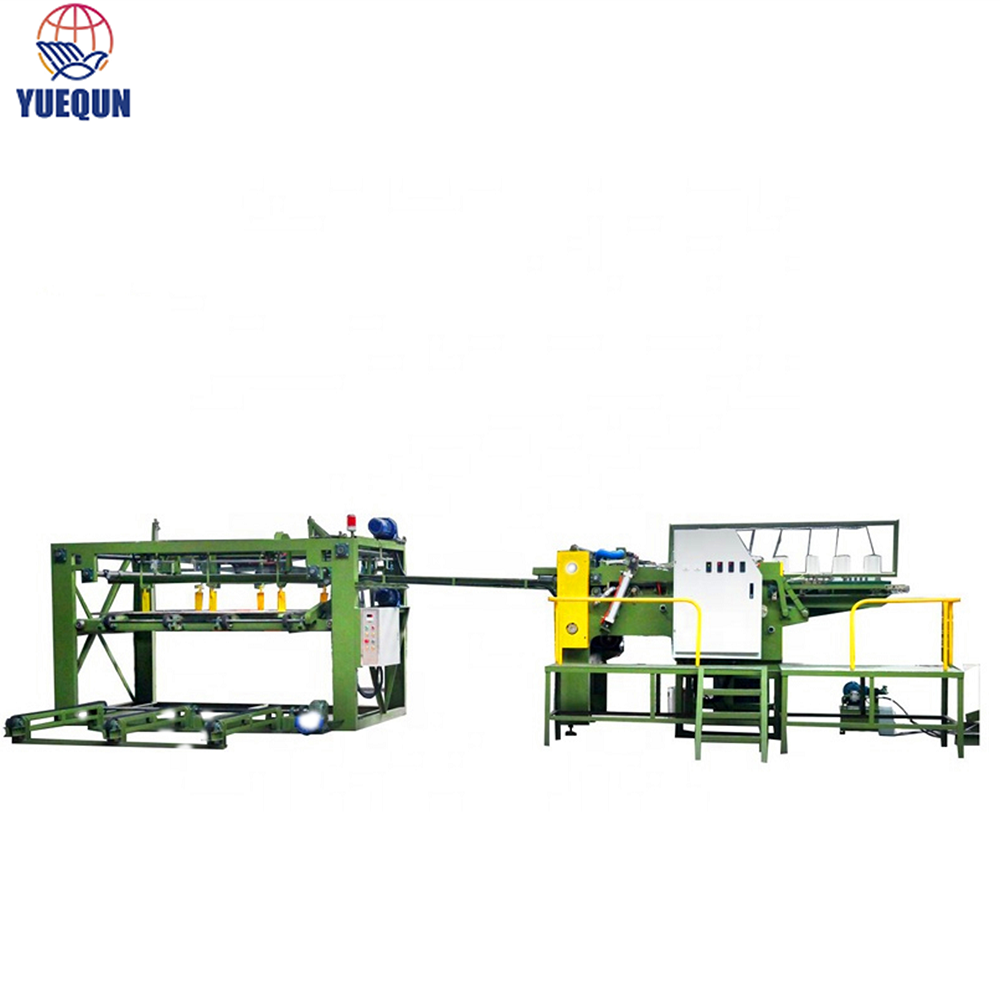Automatic double sides core edge grinder veneer core builder for plywood production line