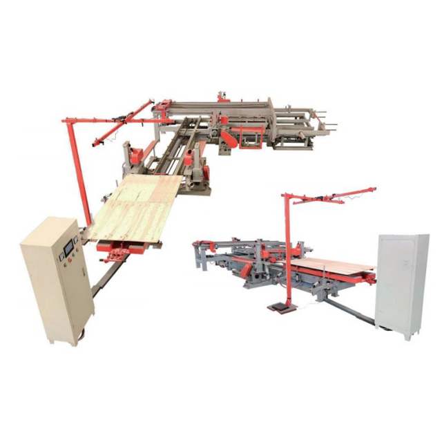 Automatic Plywood Edge Trimming Saw Four Sides Trim Saw Machine Selling