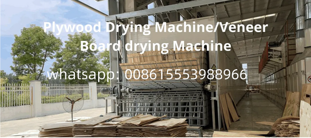 40 Meters Long Double Tunnel Vertical Veneer Dryer for Different Wood Veneer