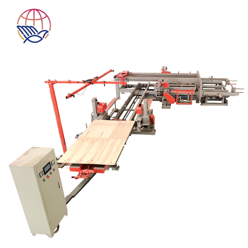 Full Automatic Four Edge Plywood Trimming Cutting Saw Machine