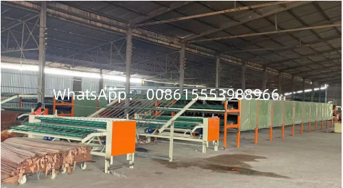 High Efficiency Wire Rope Veneer Dryer Machine for Plywood Factories