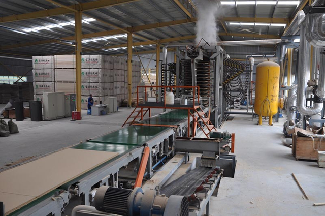 Whole-Plant Equipment Laminated Particle Board Production Line