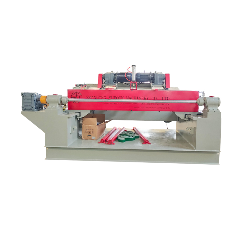 High-end 4ft Spindle Less Veneer Peeling Machine with Hydraulic Knife Holder
