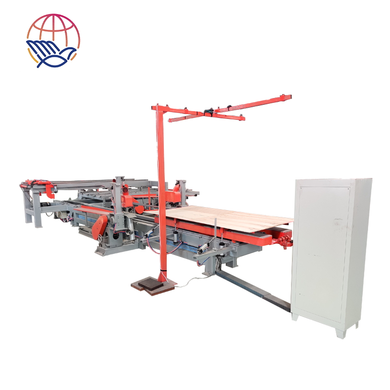 Plywood Production line Saw Machine for Trimming Four Edges