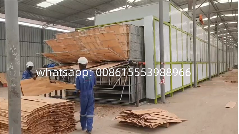 Vertical Type Core Veneer Dryer Machine Plywood Production Machinery