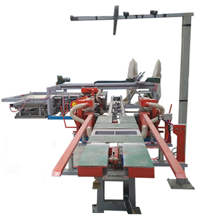 Plywood Cutting Saw Machinery Plywood Double Edges Cutting Saw Adjustable Trimming Saw