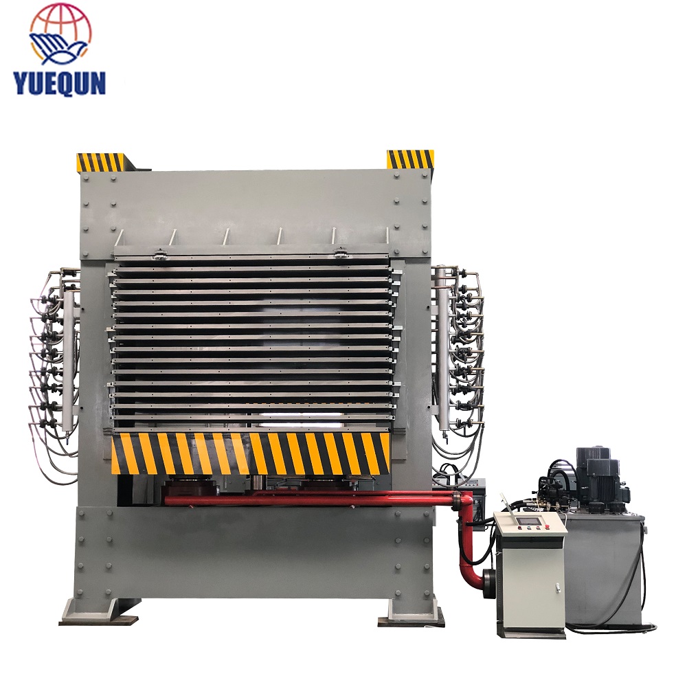 Factory direct sale short cycle hot press machine for particle board
