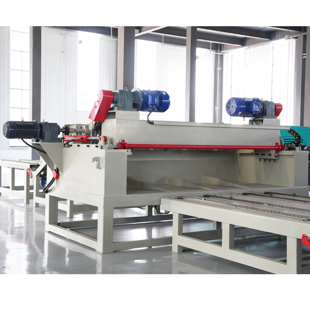 8 Feet Wood Debarker Plywood Log Debarker Wood Log Bark Peeler Double Roll Wood Debarking Machine