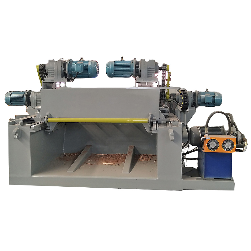 Fast Log Debarker and Rounding Machine for The Plywood Production Line